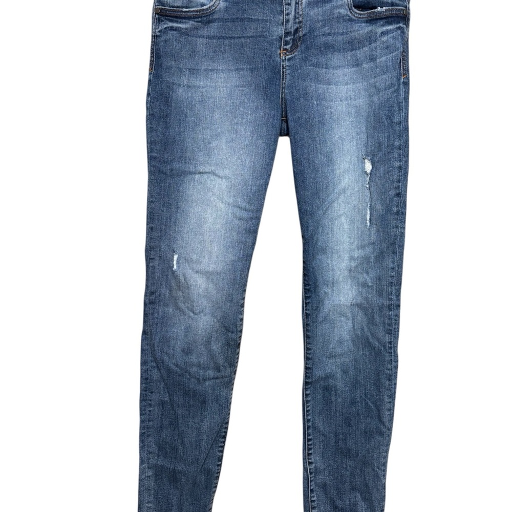 Kut from the Kloth Distressed Blue Skinny Jeans